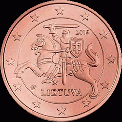 5 Cent UNC Litouwen